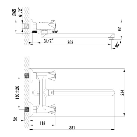 смеситель универсальный lemark plus flame lm1051c