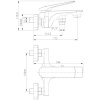 смеситель для ванны lemark allegro lm5914cw хром