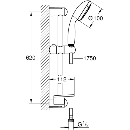 комплект смесителей grohe eurosmart cosmopolitan 1000179
