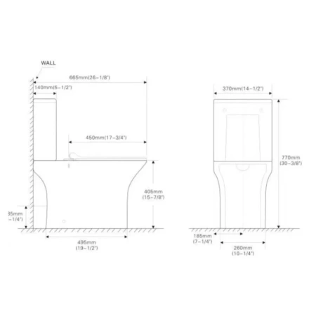 унитаз-компакт santiline sl-5023 безободковый с сиденьем микролифт, цвет белый