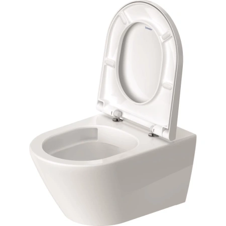 унитаз duravit d-neo 45770900a1 подвесной, безободковый, сиденьем микролифт, белый
