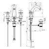 смеситель для раковины fima carlo frattini elizabeth f5101or