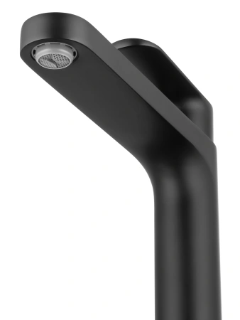 смеситель wonzon & woghand ww-h1034-mb для раковины, высокий, черный матовый