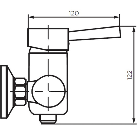 смеситель для душа dorff logic d3020000ss нержавеющая сталь