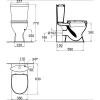 унитаз напольный ideal standard oceane junior w904401