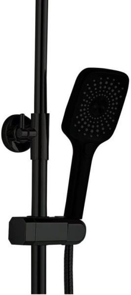 душевая система haiba hb24615-7 цвет черный матовый