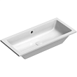 Раковина GSI Kube X 895411 встраиваемая снизу, 80x37 см, Bianco lucido (Белый глянец)