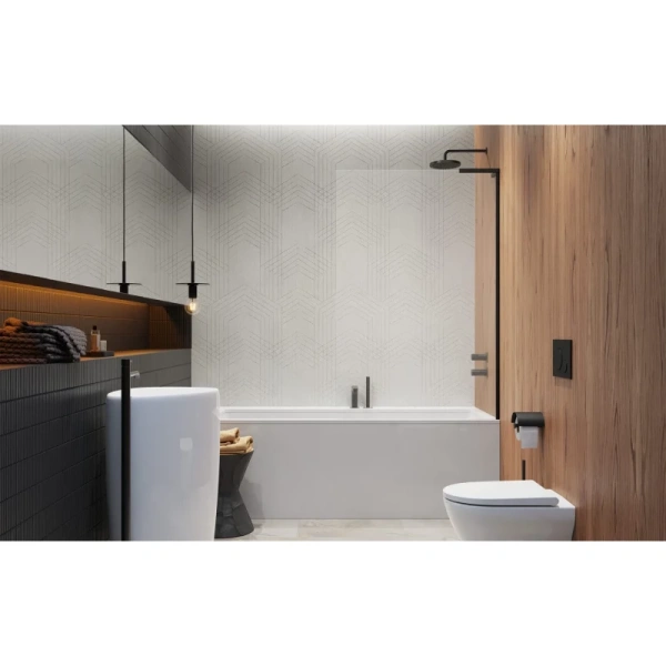 шторка для ванны radaway modo sl black pnj ii 70 right 10316070-54-01r прозрачное