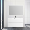 тумба под раковину belbagno marino-h60 110 marino-h60-1100-2c-so-bl-p подвесная bianco lucido