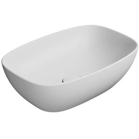 Раковина GSI Nubes 978409 накладная, 50x35 см, Bianco opaco (Белый матовый)