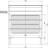 мебель для ванной aquanet верона 75 белый (напольный 3 ящика)