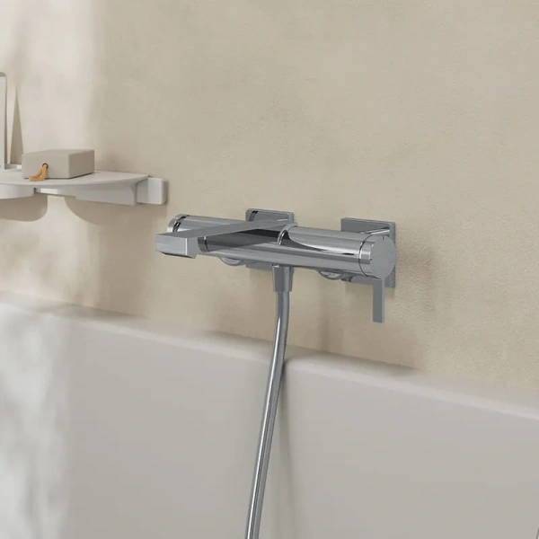 смеситель hansgrohe tecturis e 73420000 для ванны и душа, хром