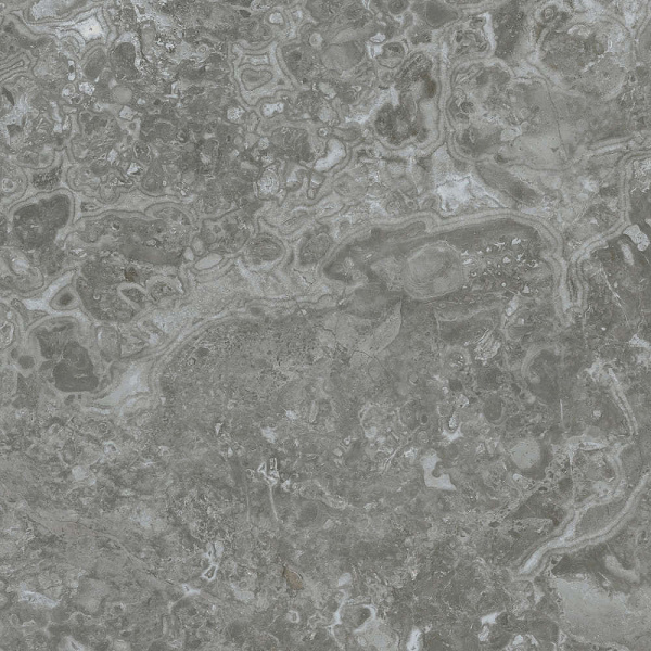 Керамогранит Kerama Marazzi Риальто Нобиле серый тёмный лаппатированный обрезной SG649122R 60х60 см