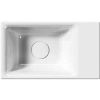 раковина gsi nubes 9636011 подвесная, 40x23 см, bianco lucido (белый глянец)