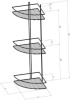 полочка aquanet 3262 (20 см, тройная, угловая)