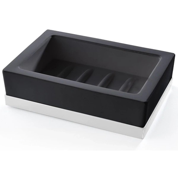 Мыльница 3SC Mood Deluxe MDN01ABO, цвет черная матовая | белая матовая