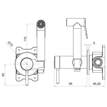 гигиенический комплект teska pulito btk6801