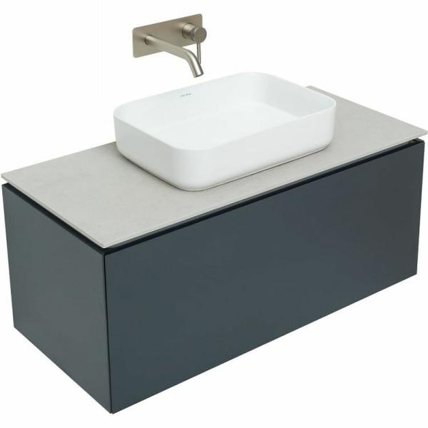 тумба под раковину allen brau infinity 100 1.21004.am подвесная антрацит матовый