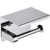 Держатель туалетной бумаги AQUATEK Европа AQ4939CR с полкой для телефона, хром