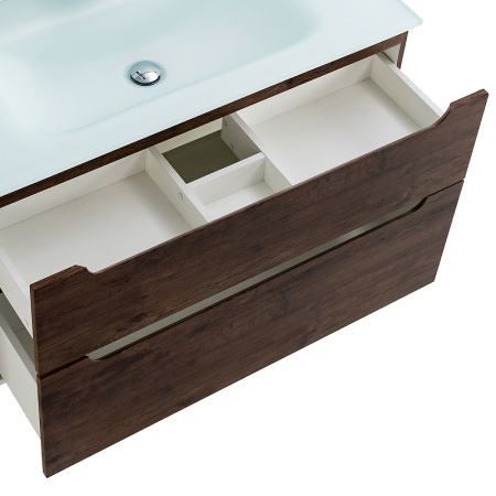 тумба под раковину belbagno etna-h60 90 etna-h60-900-2c-so-rw-p подвесная, цвет rovere moro