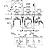 смеситель на борт ванны grohe atrio new 19922da3