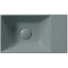 раковина gsi kube x 9484004 накладная, 40x23 см, agave opaco (зеленый матовый)