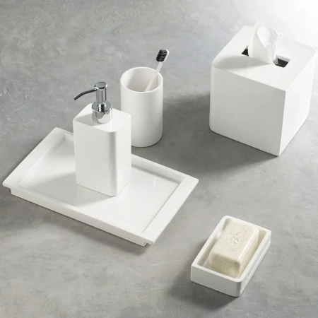 дозатор для жидкого мыла kassatex lacca white ala-ld-w