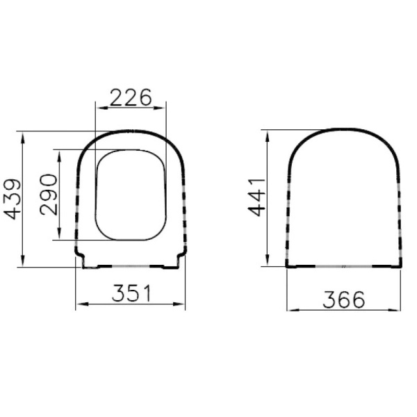 сиденье для унитаза vitra d-light 104-003-009 с микролифтом