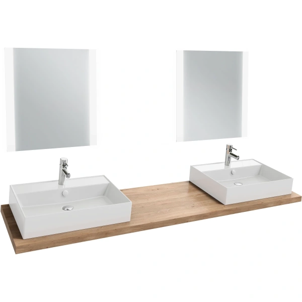 зеркало jacob delafon replique 60 eb1470-nf с подсветкой с инфракрасным выключателем с функцией антипар