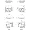 раковина накладная 65 ravak 10° l xjil1165000