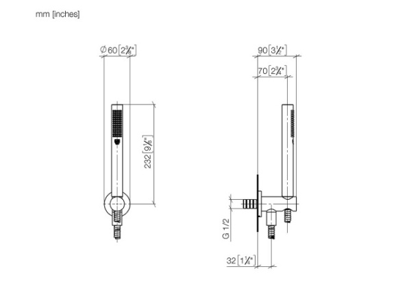 душевой гарнитур dornbracht series specific 27.802.660.06 цвет платина матовая