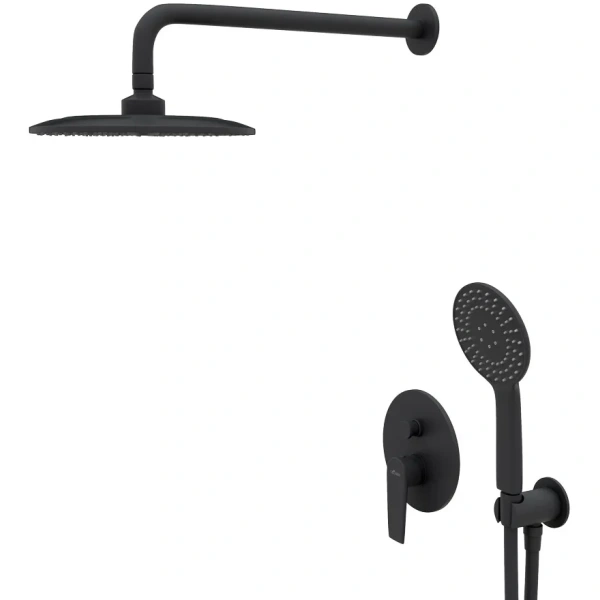 душевая система cezares nautic nautic-dsip-nop черная матовая