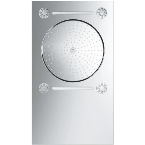 верхний душ grohe rainshower aqua 26887000 678x381 мм, 4 режима, хром