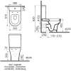 унитаз напольный vitra zentrum 9012b003-7202