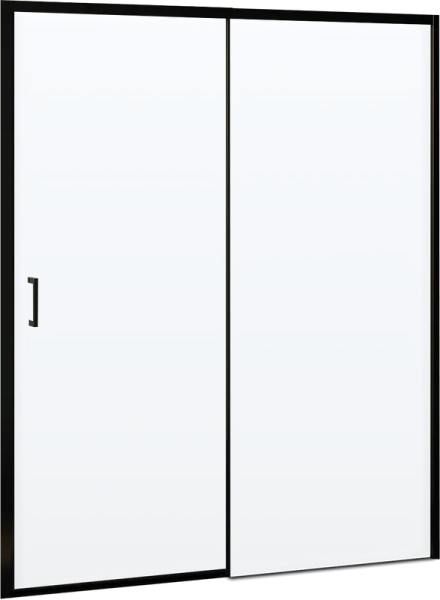 душевая дверь в нишу rgw passage pa-017b 180 см, профиль черный