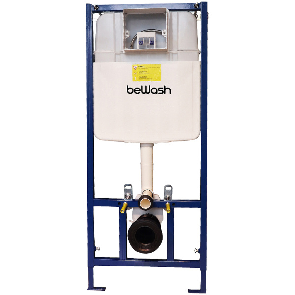 инсталляция bewash bw74 k500rzvp0400mkk00000 для унитаза, с клавишей смыва хром матовый