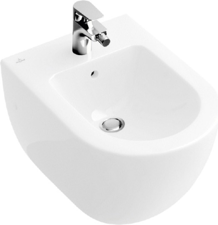 биде подвесное villeroy & boch subway 2.0 540000r1 alpin, сeramicplus