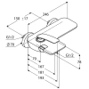 смеситель для ванны с душем kludi balance 524450575