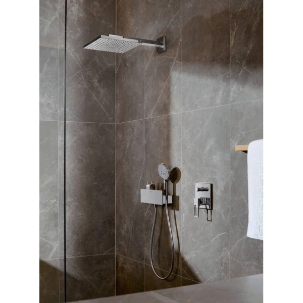 подключение для душевого шланга с держателем hansgrohe fixfit porter 300 26456400