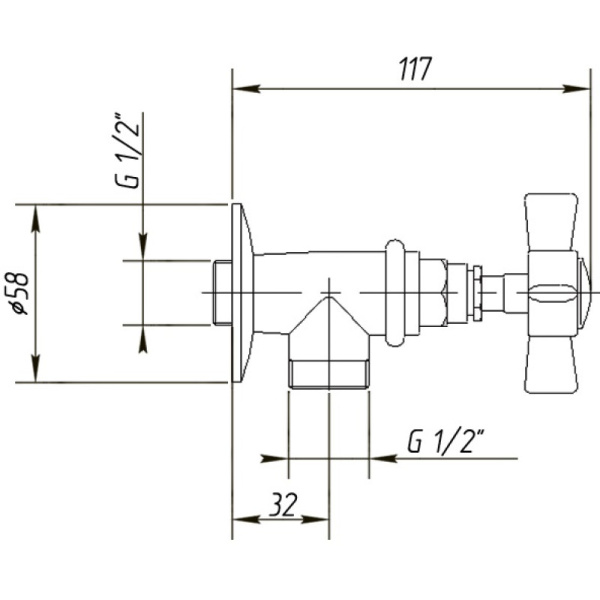 подключение для душевого шланга migliore princeton ml.prn-858.ra