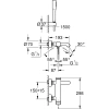 смеситель для ванны grohe essence 33628001