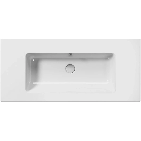 раковина gsi pura 8833111 подвесная, 102.6x46 см, bianco lucido (белый глянец)