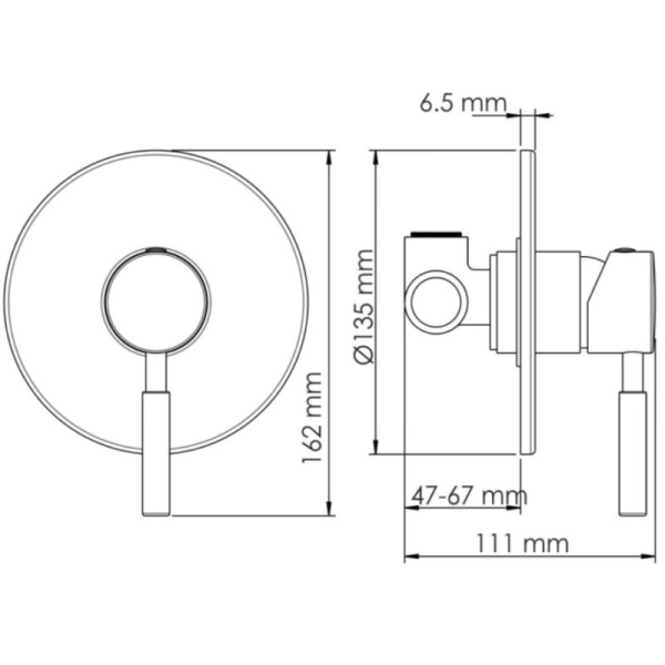 смеситель для душа, wasserkraft gollach 3351