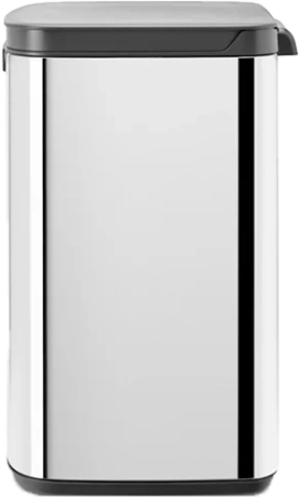 мусорное ведро brabantia bo 222948 7 л, полированная сталь