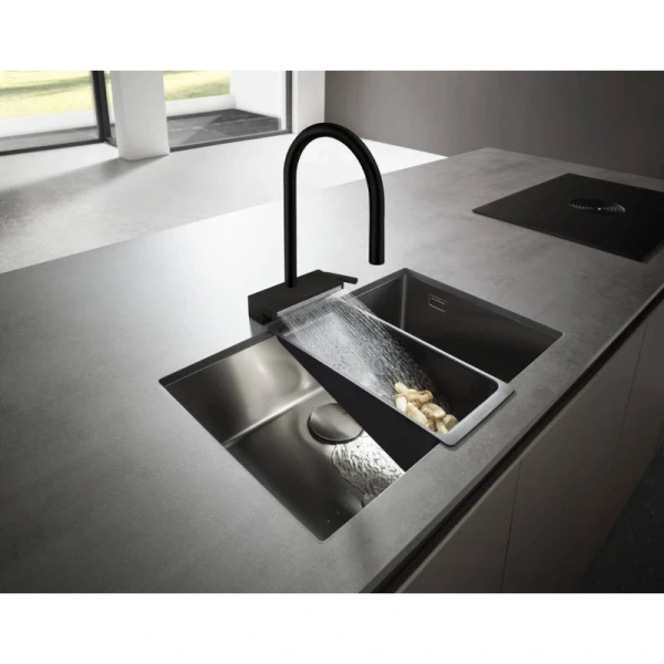 смеситель для кухни hansgrohe aquno select m81 73831000, хром