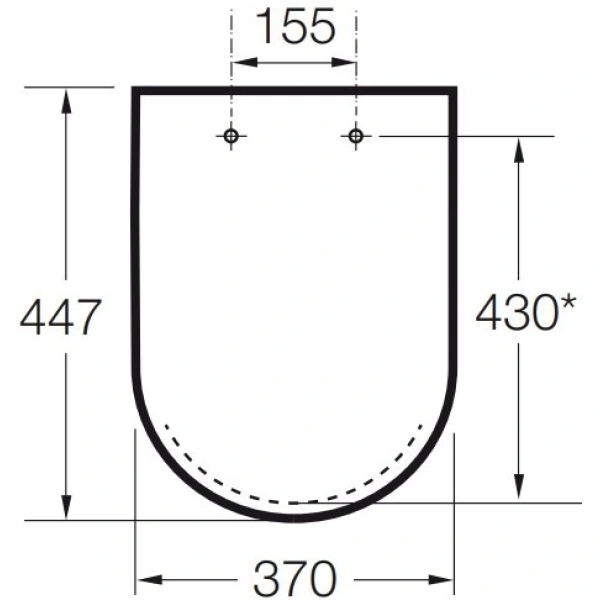 сиденье для унитаза roca access/meridian 801230004