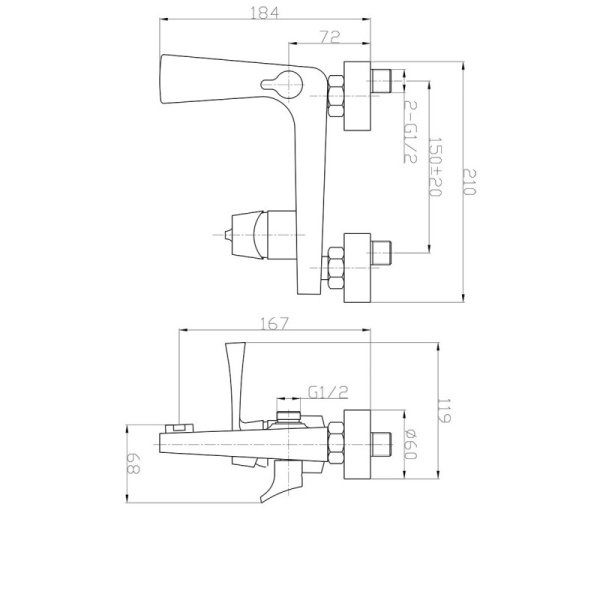 смеситель для ванны с душем rossinka rs34 rs34-31