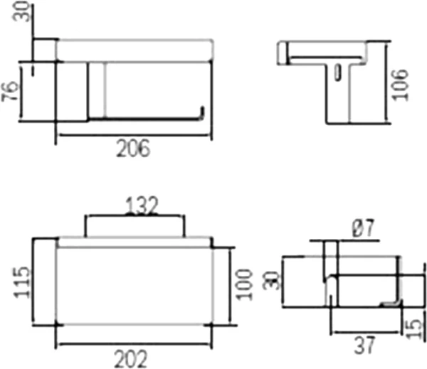 Держатель туалетной бумаги Inda Indissima A88K5ACR хром