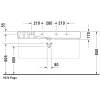 раковина полувстраиваемая 125 см duravit vero 0329120000