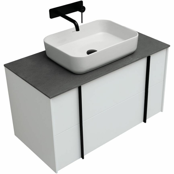 тумба под раковину allen brau reality 90 1.32006.wm подвесная белая матовая